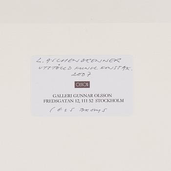 LENNART ASCHENBRENNER, mixed media on paper. Signed and dated 03.