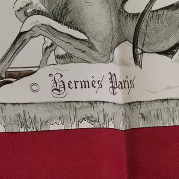 SCARF, "Hermès, "L'hiver ",rare 1st edition 1969.
