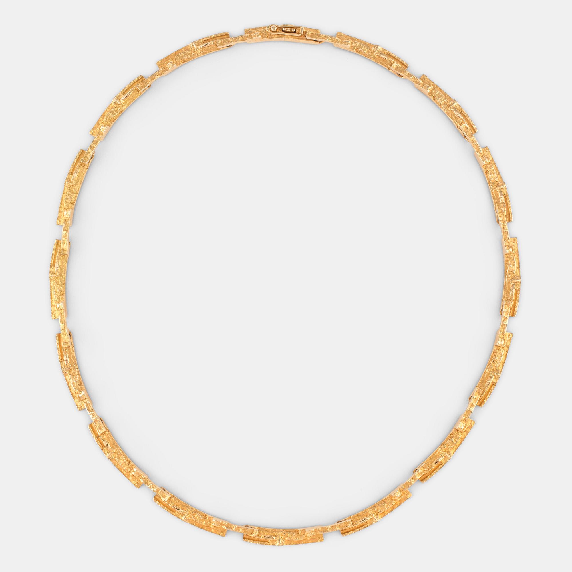 Björn Weckström collier 18K guld.
