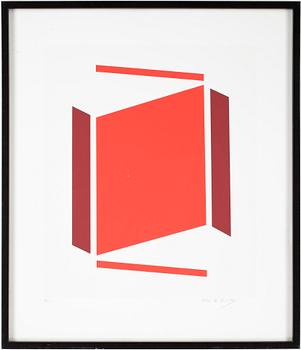 Eric H Olson · ERIC H OLSON, litografi, signerat provtryck, "H.C".