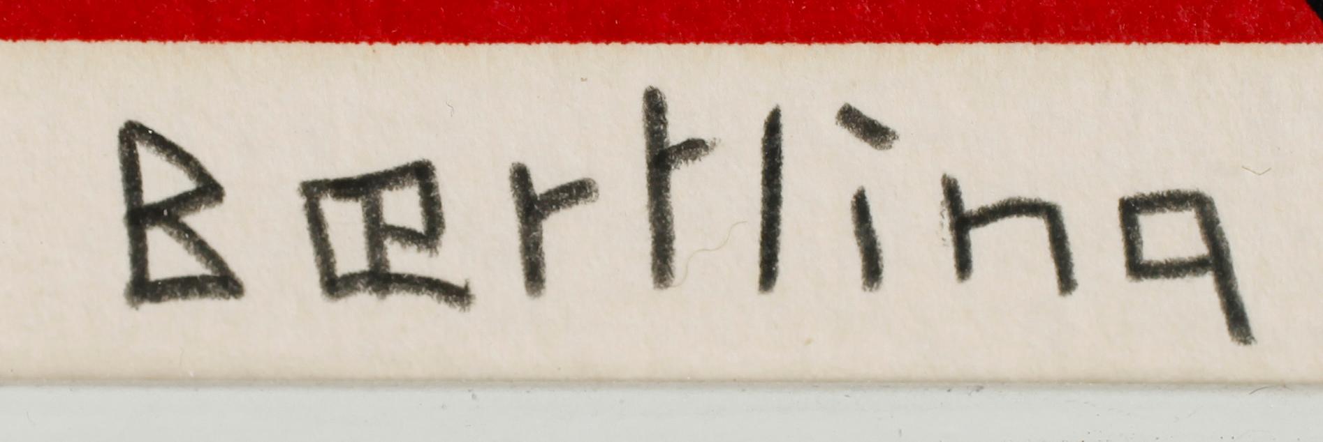 OLLE BAERTLING, färgserigrafi, sign, numr 53/100.