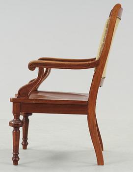 KARMSTOL, nyrenässans, 1800-talets slut.