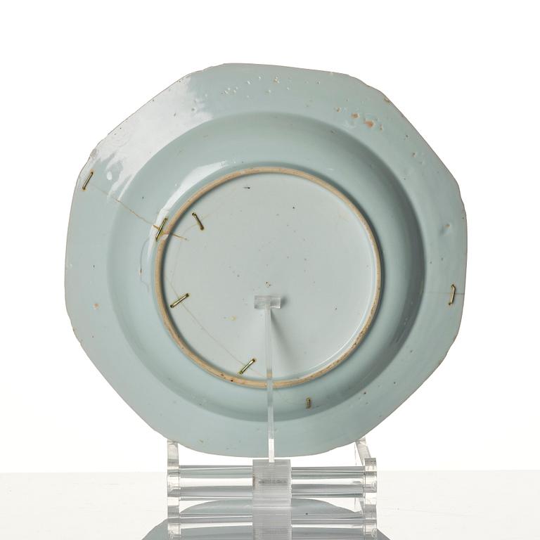 Eleven pieces of porcelain, China, Qing dynasty, Qianlong (1736-95).