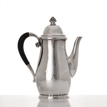 kaffeservis, tre delar, Köpenhamn 1925-44, sterling design nr 32A + C.