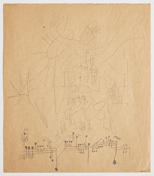 GÖSTA ADRIAN-NILSSON, sketchpad, 1920/30's, by the artist's own hand inscribed GAN with indian ink on the cover.