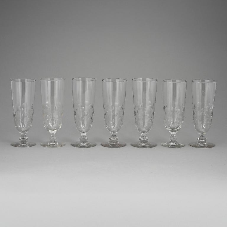 GLAS, 7 st, tidigt 1900-tal.