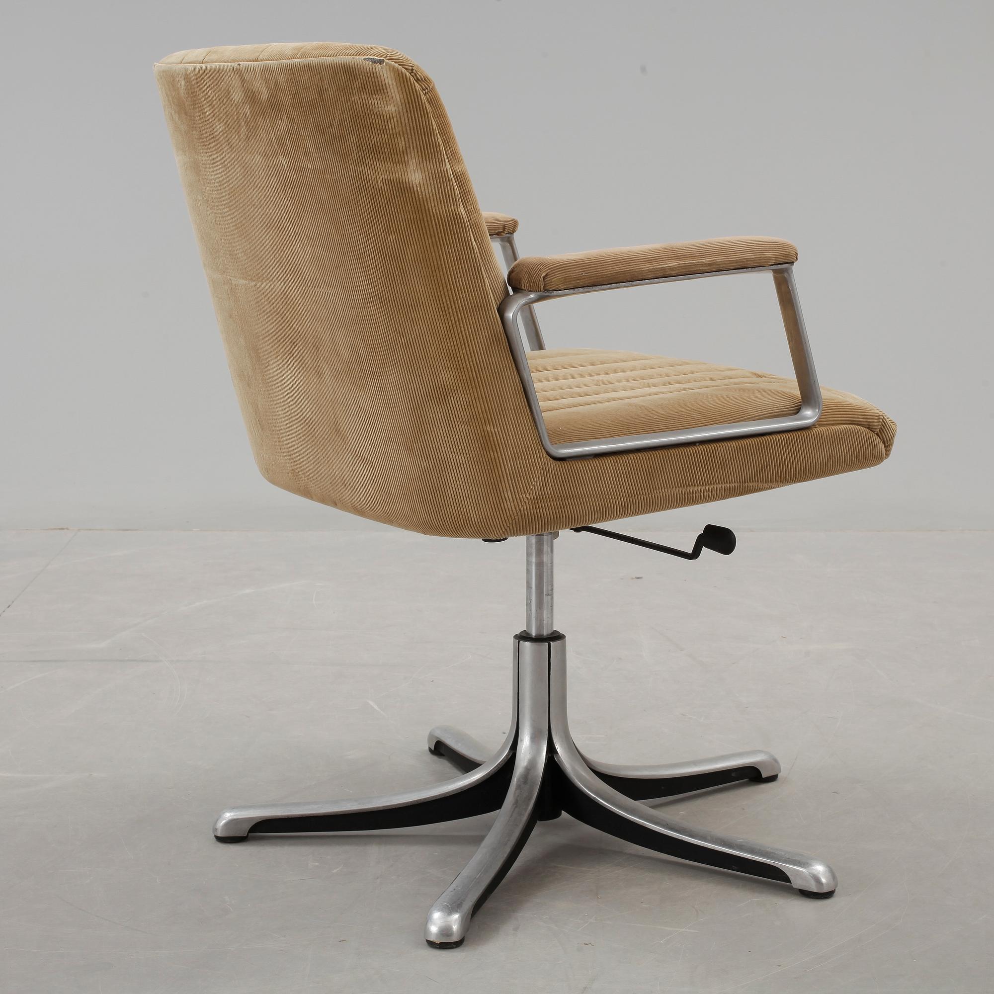 SKRIVBORDSSTOL, "Tecno", Osvaldo Borsani, 1970-tal.