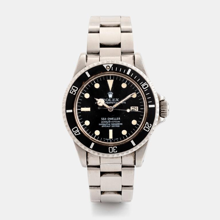 Rolex, Sea-Dweller, "Rail Dial, Great White Mark II", ca 1979.