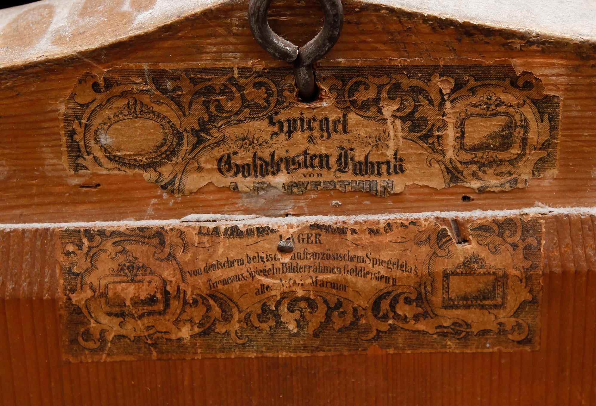 SPEGEL, rokokostil, 1800-talets andra hälft.