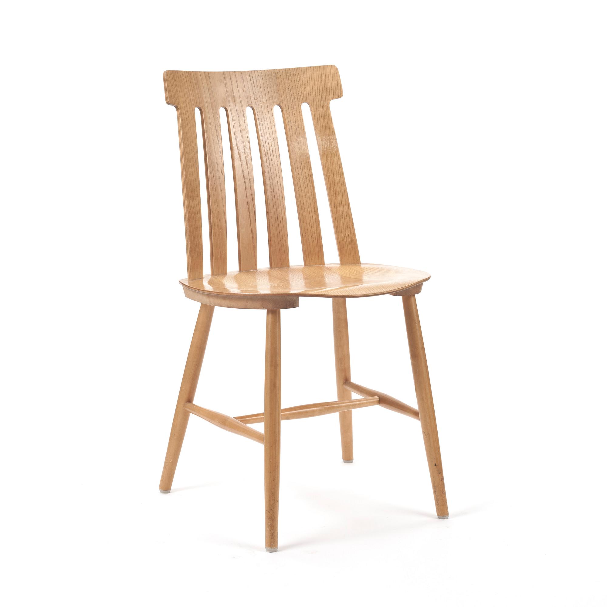 STOLAR, 4 st, "Tallåsenstolen", Jan Hallberg, Edsbyverken, 1960-tal.