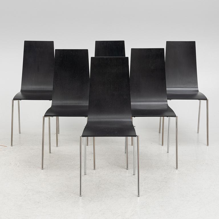 Mattias Ljunggren, six "Cobra" chairs, Källemo, Sweden.