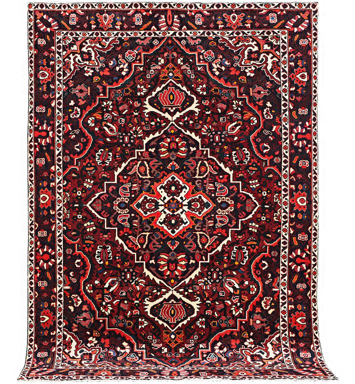 A carpet, Bakhtiari, c. 297 x 197 cm.