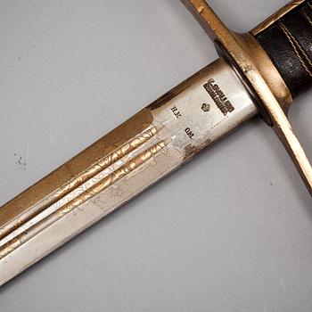 OFFICERSVÄRJA, Sverige 1800-tal, märkt G E Svalling, Eskilstuna.