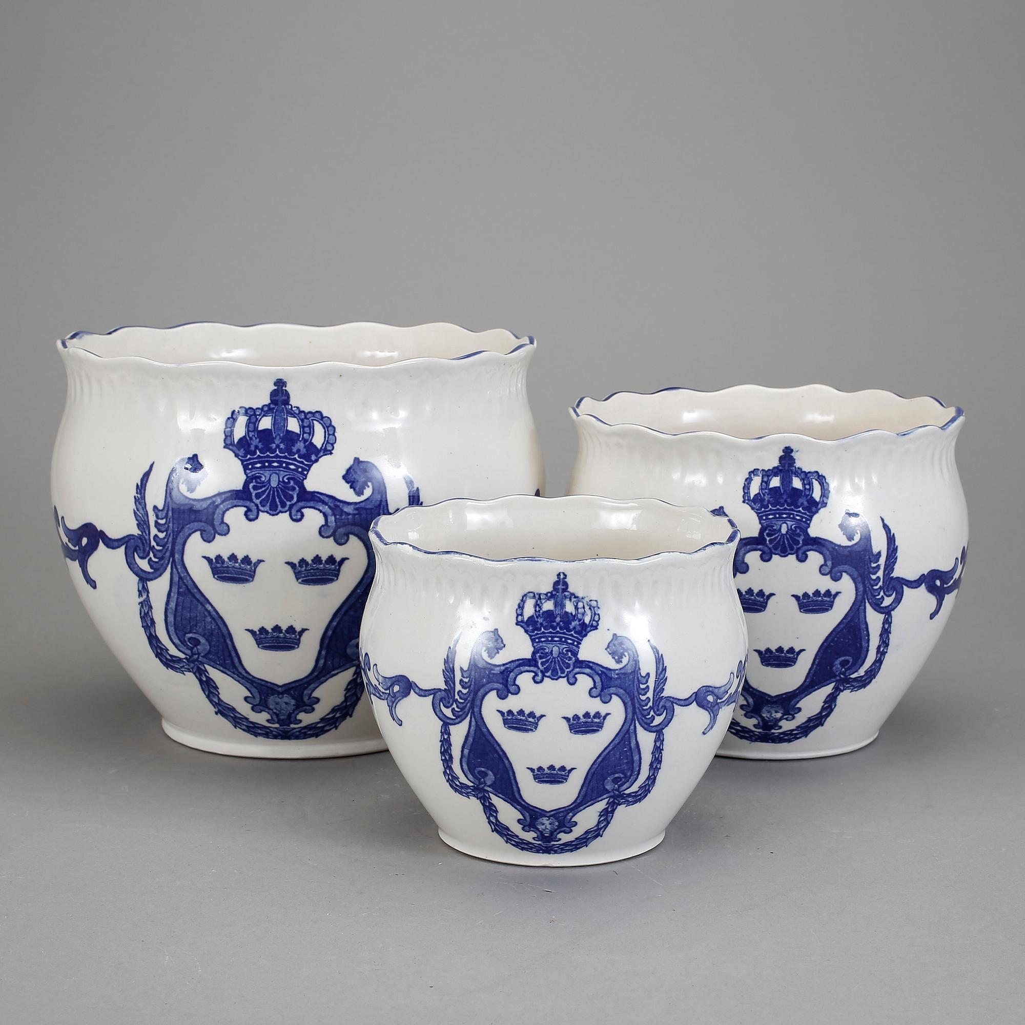 YTTERFODER, 3 stycken, keramik, 1900-talets slut/2000-tal.