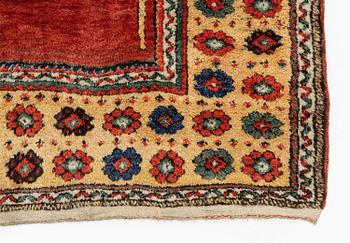 A semi-antique Konya Bozkir rug, central Anatolia, c. 156 x 126 cm.