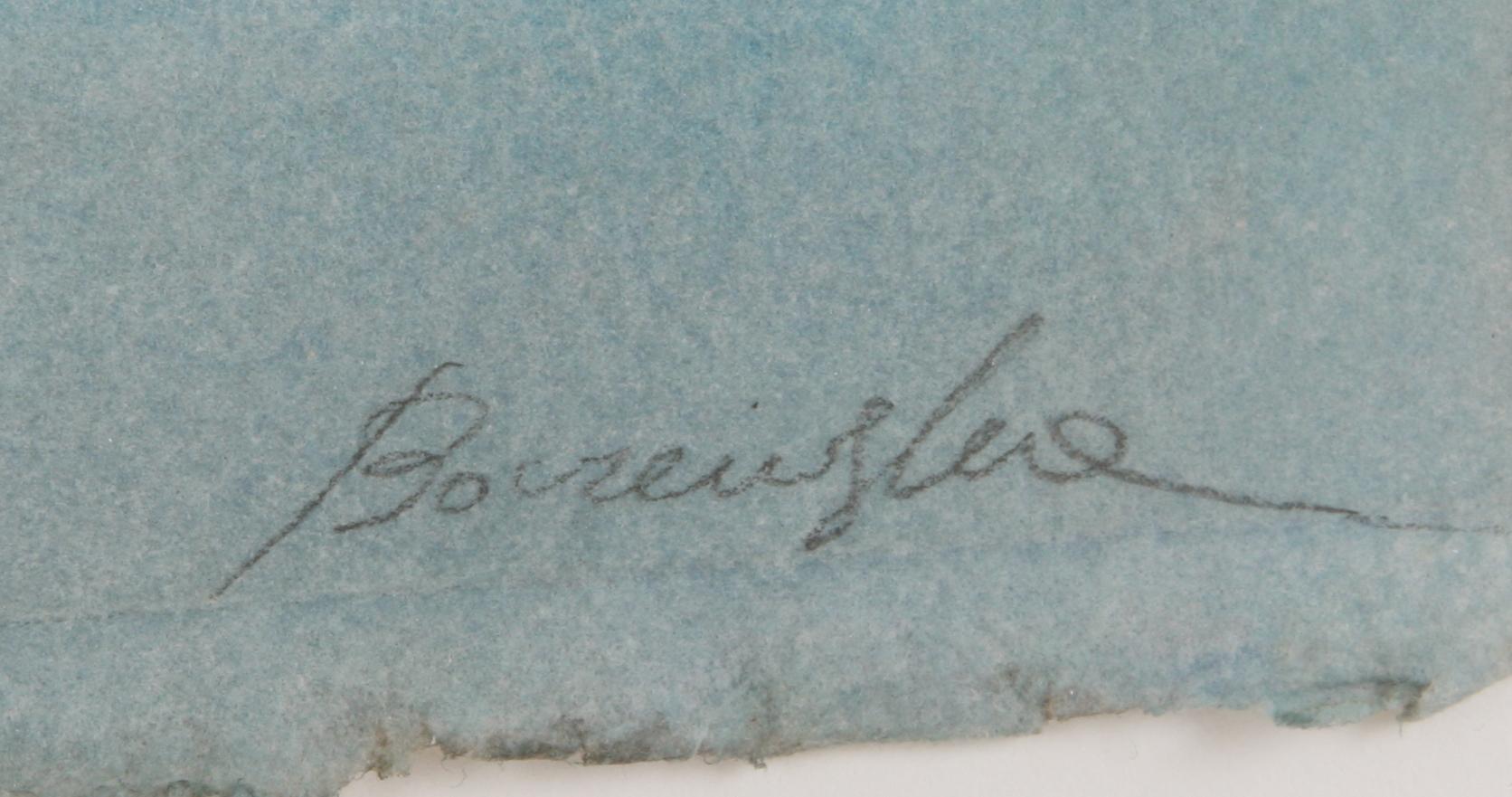 MARIA BOCZEWSKA, akvarell, sign.