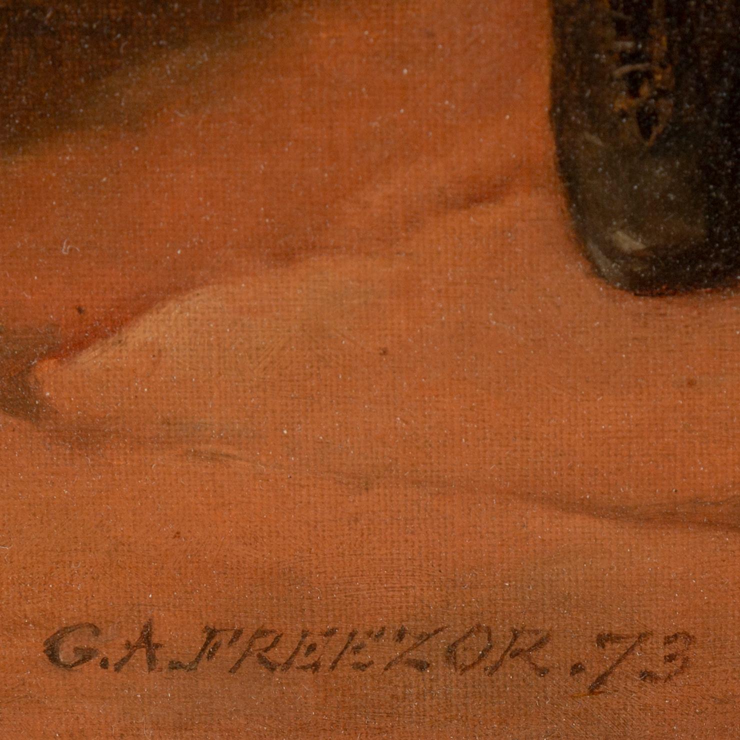 GEORGE AUGUSTUS FREEZOR, olja på duk, signerad och daterad -73.