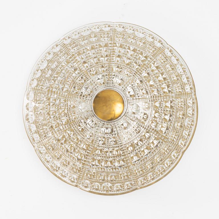 Carl Fagerlund, a ceiling lamp, Orrefors.