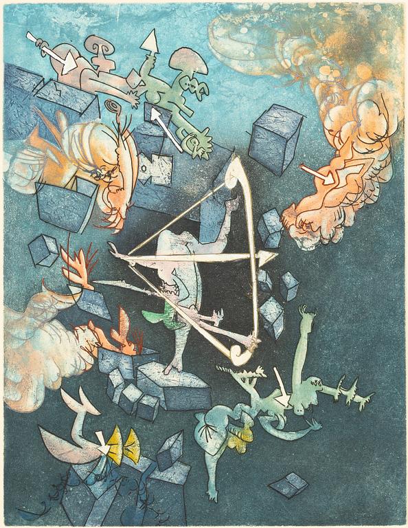 Roberto Matta, "Les Pretendans" ur "Hom'mere III".