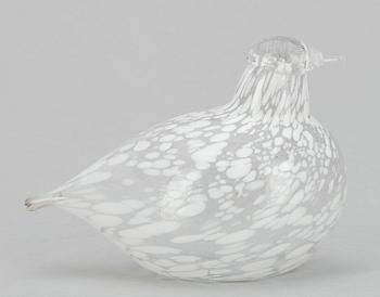 OIVA TOIKKA, 4 st, glas, sign. Oiva Toikka Nuutajärvi-Notsjö.