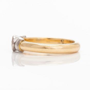 Torbjörn Tillander, ring, 18K guld med briljantslipad diamant ca 0.13 ct. Helsingfors 1992.