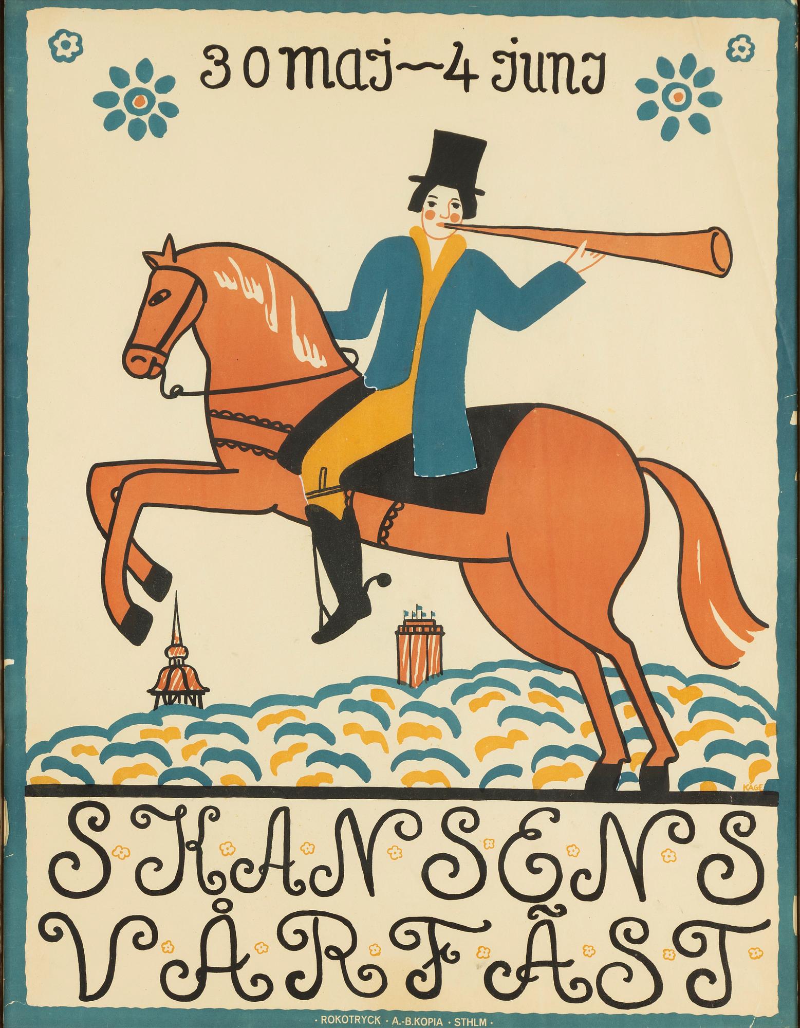 Wilhelm Kåge, "Skansens Vårfäst".