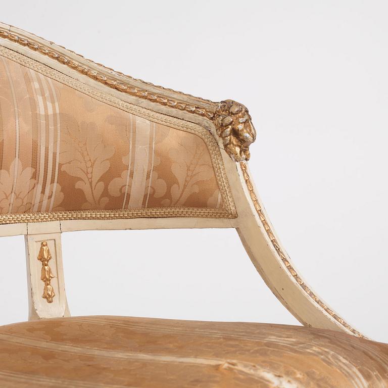 Karmstol, Stockholmsarbete, 1700-talets slut, Sengustaviansk.