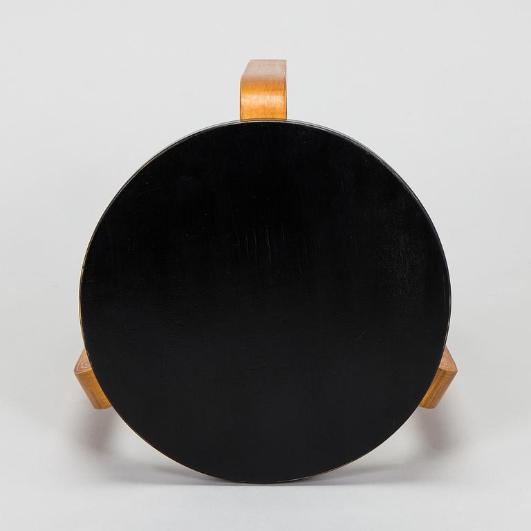 Alvar Aalto, a 1930s '60' stool for OY Huonekalu- ja Rakennustyötehdas A.B. Finland.