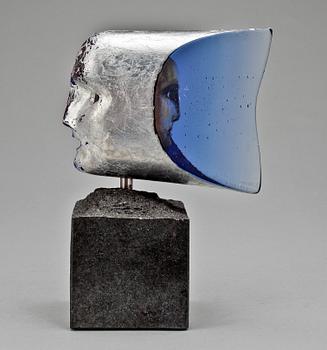 SKULPTUR, glas, Bertil Vallien, Kosta Boda, 2000-tal.