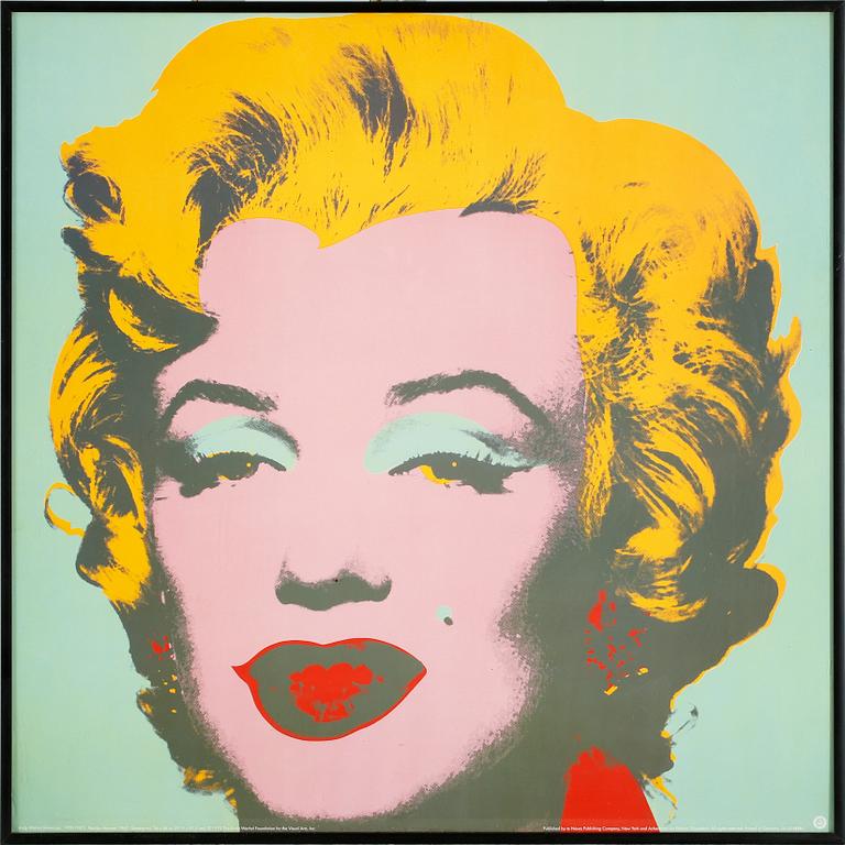 ANDY WARHOL, after, offsetlitografi / poster. The Andy Warhol Foundation, 1993.