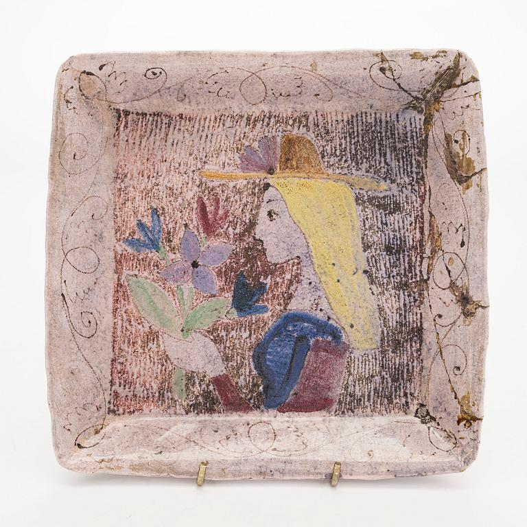 Birger Kaipiainen, vati, kivitavara, signeerattu BK Arabia Suomi.