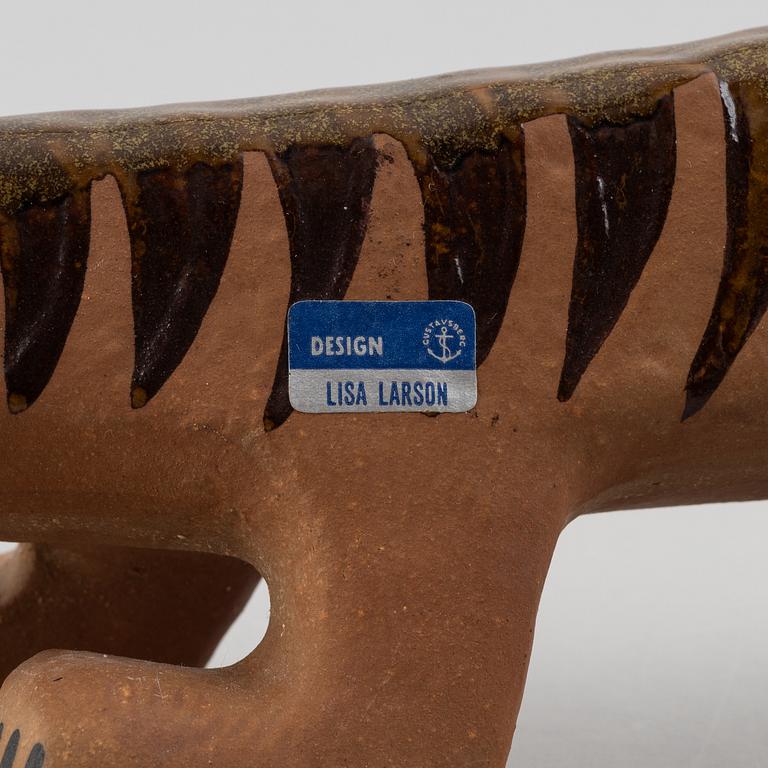 Lisa Larson, figurin, stengods, "Tiger", ur serien "Afrika", Gustavsberg.