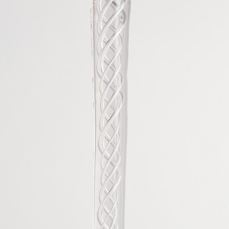 Spetsglas på hög fot, 8 st, 1900-tal.