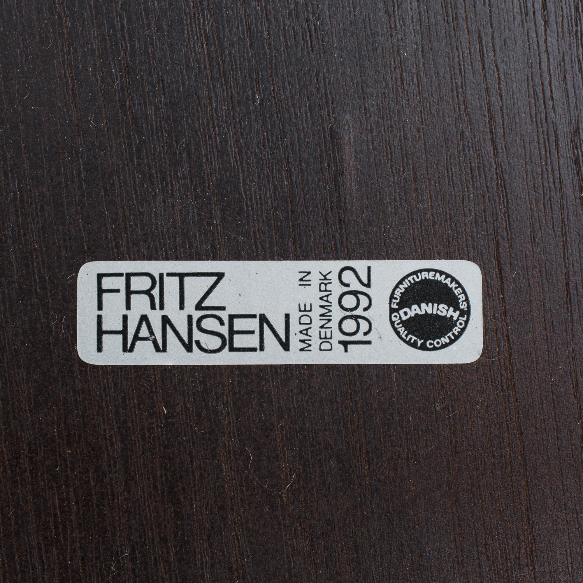 STOLAR, 4 st, "Sjuan", Arne Jacobsen, Fritz Hansen.