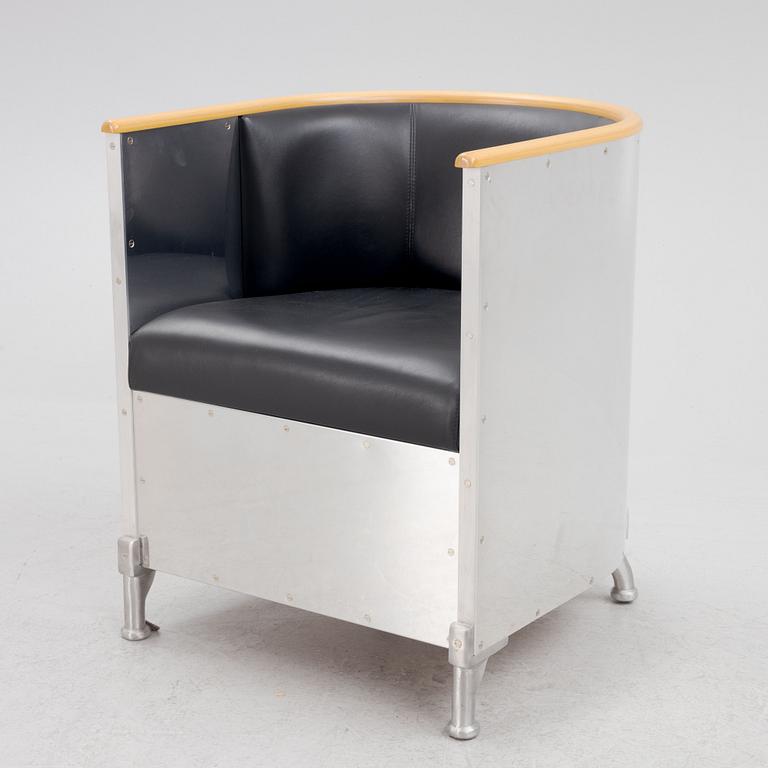 Mats Theselius, "Aluminium Chair", Källemo, designed in 1990.