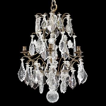 Nystilar · LJUSKRONA, barockstil, omkring sekelskiftet 1900. Höjd ca 64 cm.