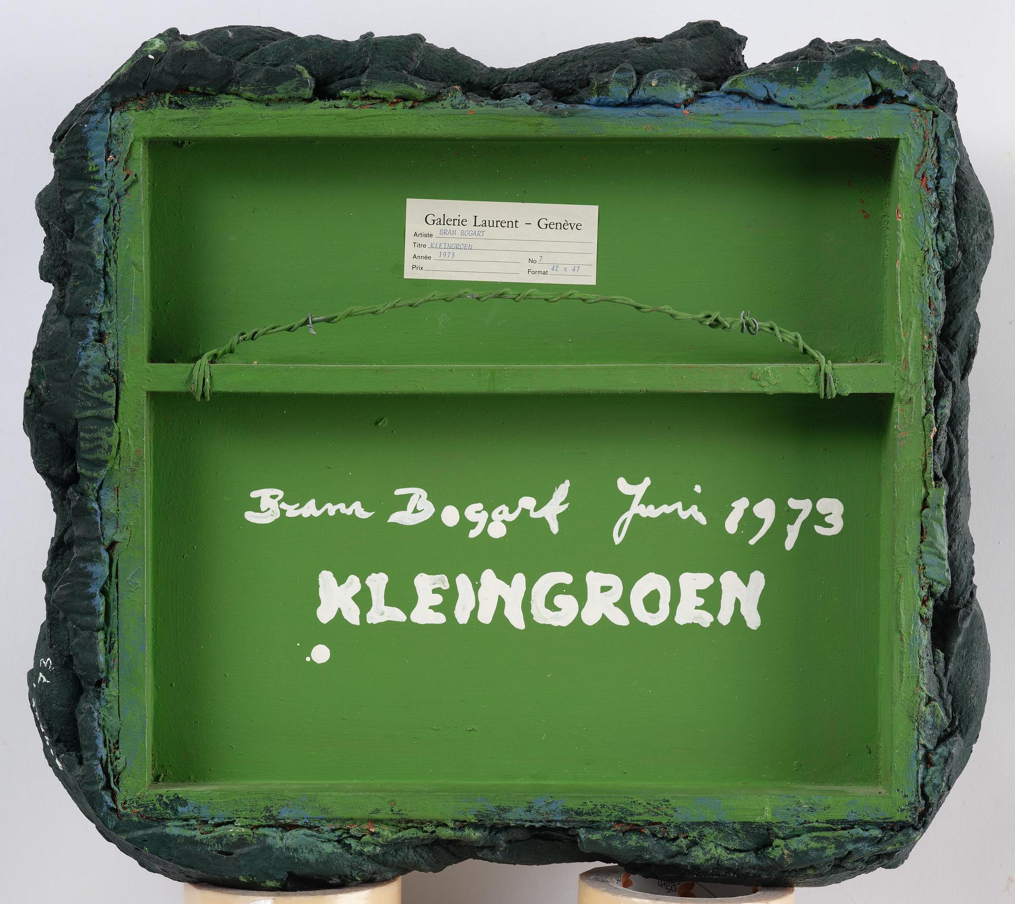 Bram Bogart, "KLEINGROEN".