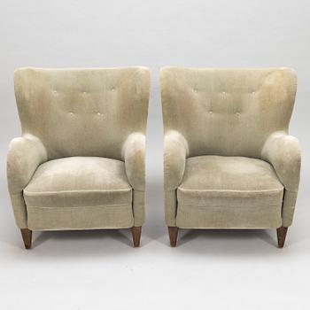 A mid-20th century armchairs.