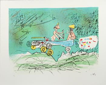 ROBERTO MATTA, litografi, signerad och numrerad 46/60.