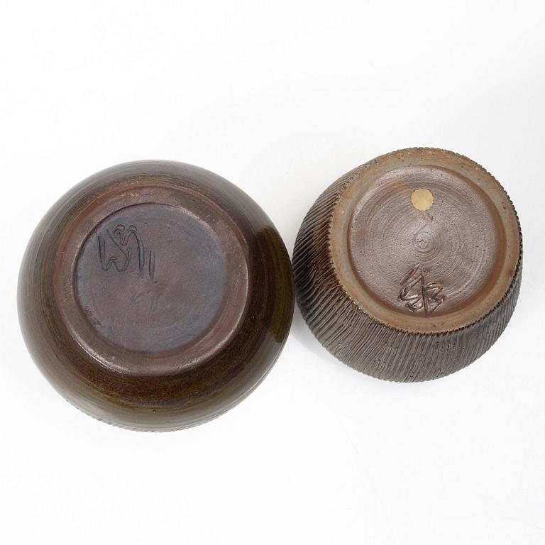 Edgar Böckman, two vases.