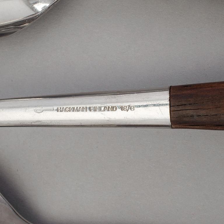 BERTEL GARDBERG, bestick, 106 delar, "Lion de Lux", Hackman, Finland, formgiven 1958.