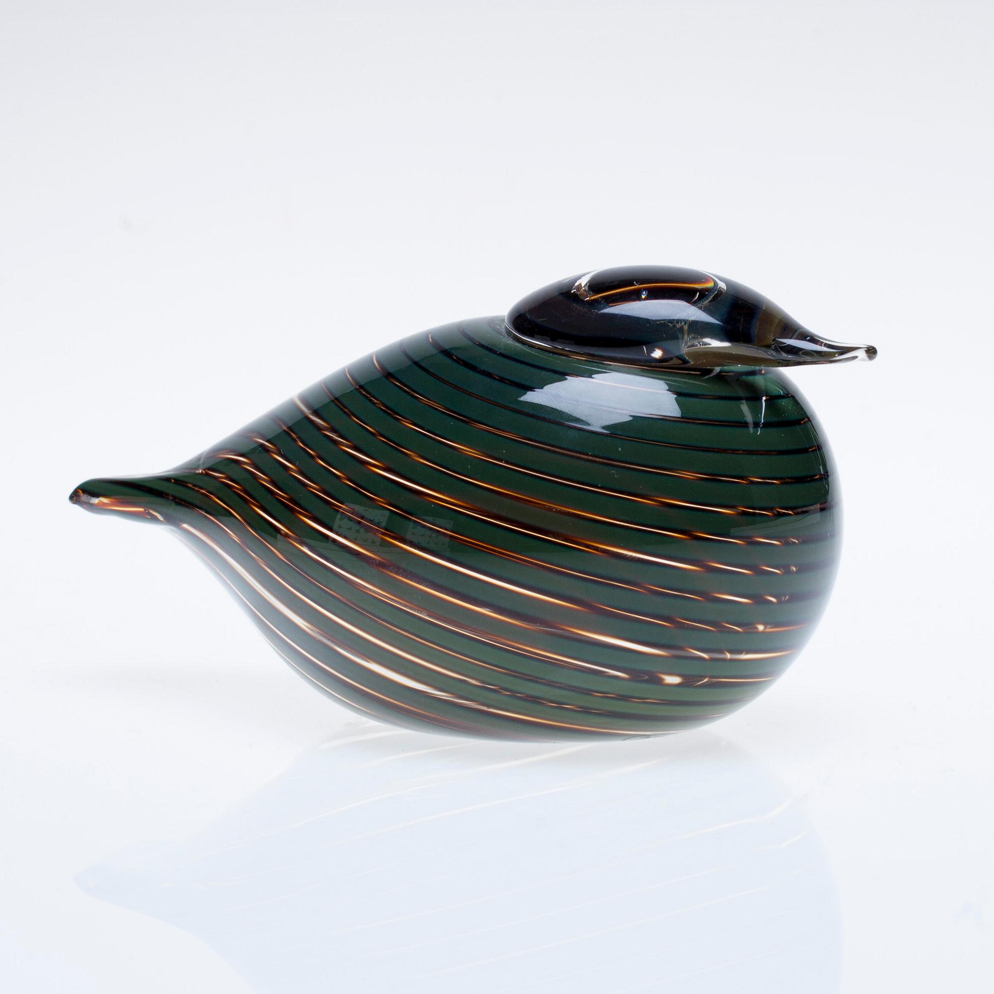 FIGURIN, glas, signerad O. Toikka Nuutajärvi. Formgiven 1992.