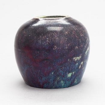 Toini Muona, a stoneware vase signed TM.