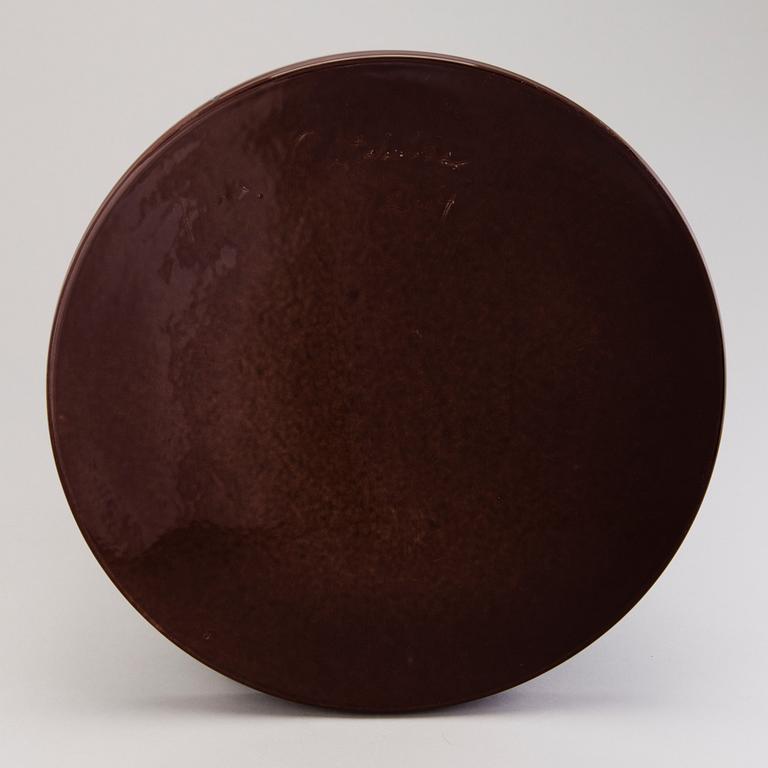 HEINI RIITAHUHTA, vati, posliinia, "Villiruusu", signeerattu Heini Riitahuhta 2004.