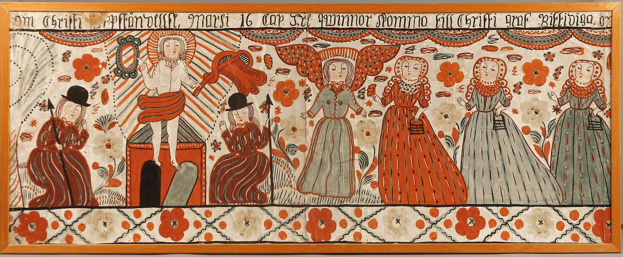 BONADSMÅLNING, möjligen Sunnerbo, 17/1800-tal.