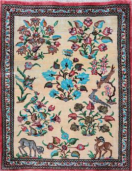 MATTA old silke Ghom. 76x58 cm.