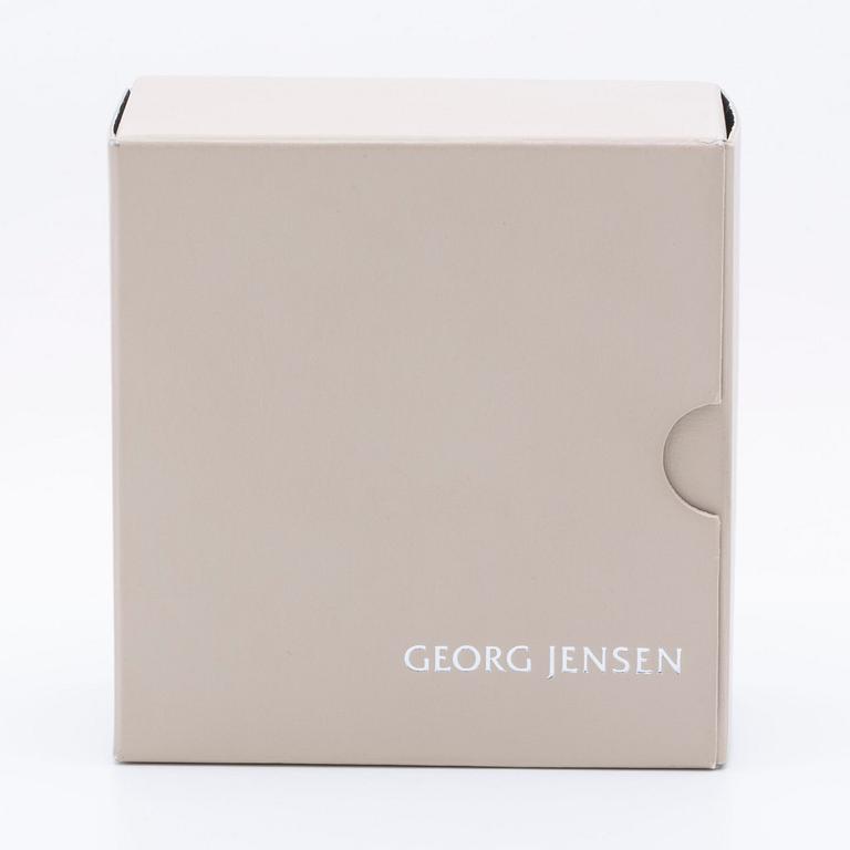 Georg Jensen silver och bergkristall Torun Bülow-Hübe, höjd ca 6 cm, originalask.