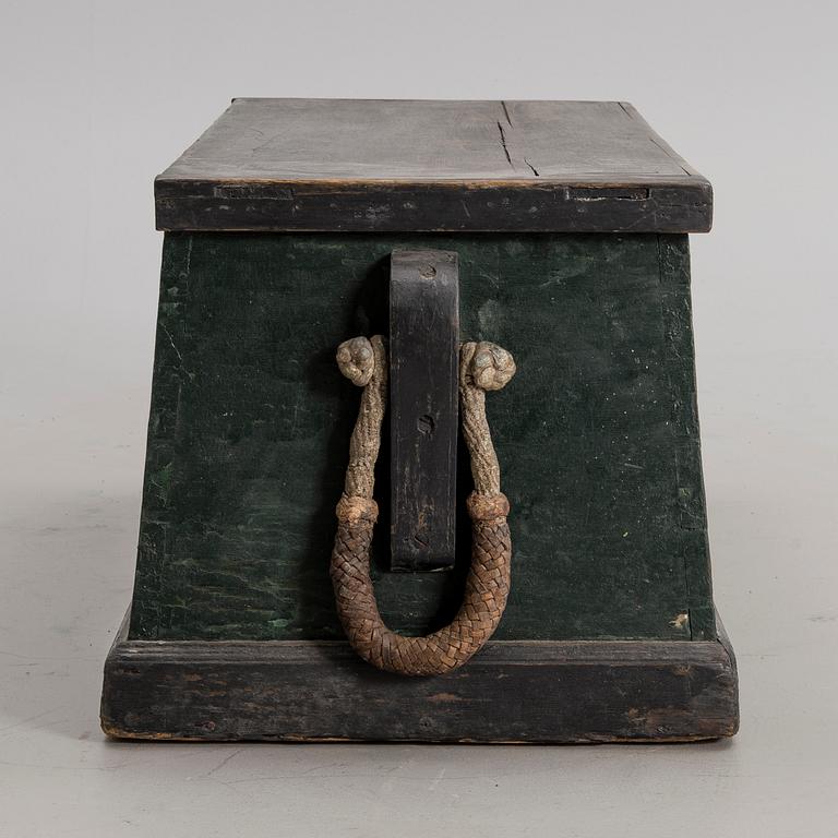A 19th century seaman's chest.