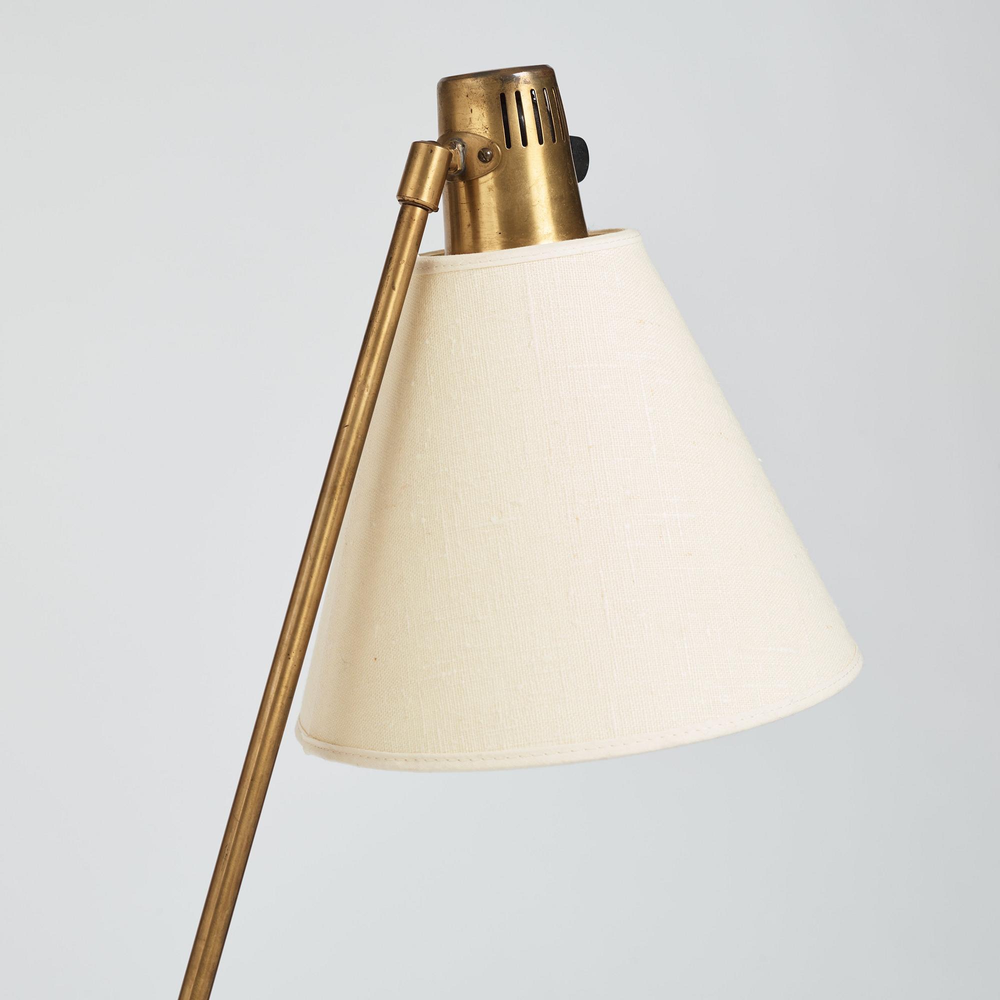 Hans Bergström, a pair of floor lamps, model " 541", ateljé Lyktan, Åhus 1940-50s.