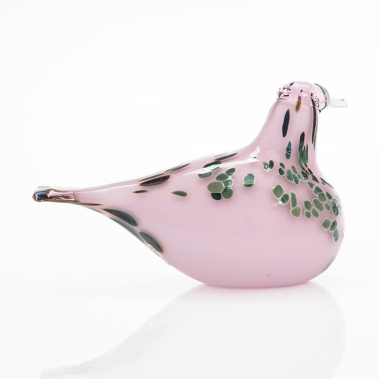Oiva Toikka, A glassbird 'Rubirosa', Unique Days spring 2008, signed O. Toikka Nuutajärvi.